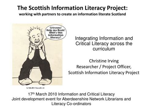 Ppt The Scottish Information Literacy Project Working With Partners
