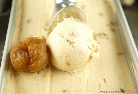 Creamy No Churn Chestnut Ice Cream Recipe Living Sweet Moments