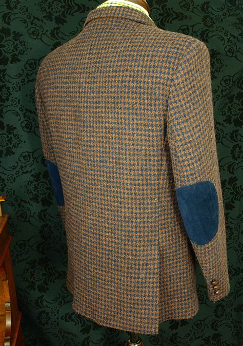 Mens Harris Tweed Bespoke Jacket Blazer Vintage Style Size 40 Medium 13