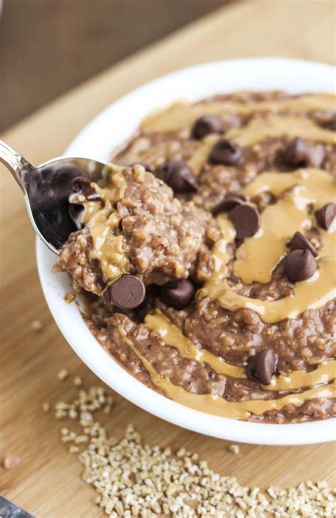Slow Cooker Chocolate Peanut Butter Oatmeal Stacey Homemaker