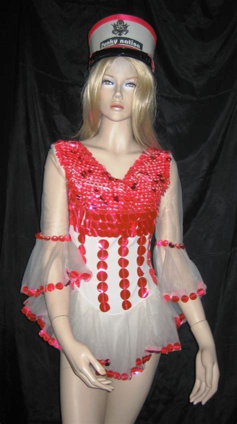Vtg Disco Skating Roller Costume Dress Outfit 70s Xs Ebay