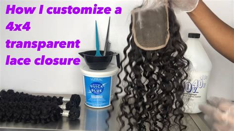 Detailed How I Customize My Lace Closure Youtube