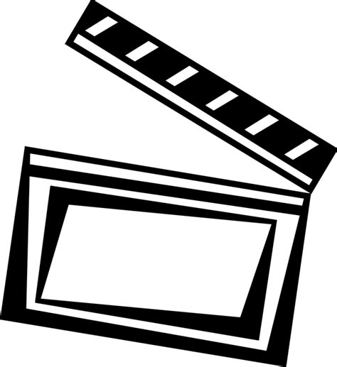Clapperboard Movie Slate Free Vector Graphic On Pixabay