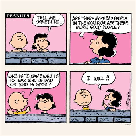 Charlie Brown And Lucy Discuss The World Snoopy Love Charlie Brown