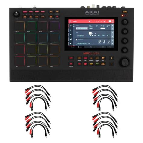 Akai Professional MPC Live II Standalone Sampler And Sequencer With Stereo Breakout Cables In