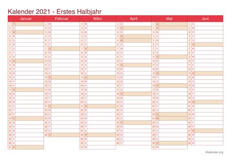 Hier finden sie unseren kostenlosen jahreskalender mit allen einzelnen monaten und wochen für ihre planung! Kalender 2021 zum Ausdrucken - iKalender.org
