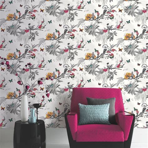 Beautiful Mystical Forest Wallpaper By Arthouse In White 664802 Or Teal