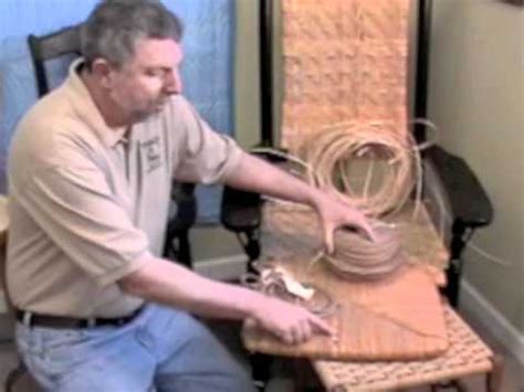 Chair Caning Types Tutorial - YouTube