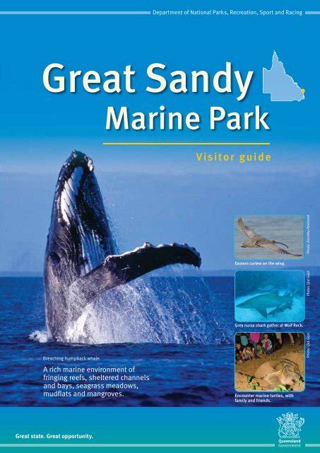Great Sandy Marine Park Visitor Guide Department Of National