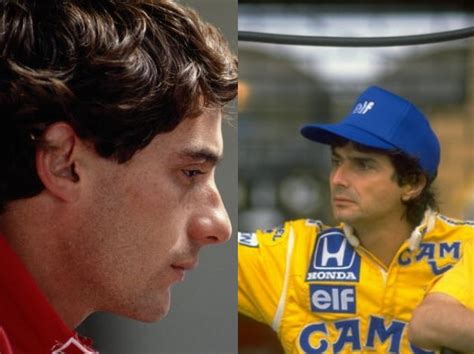 Ayrton Senna Nelson Piquet Ayrton Senna Era Duas Pessoas Diferentes