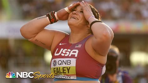 Chase Ealey Becomes First Ever American Woman To Win Shot Put World