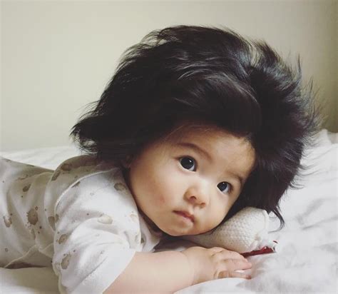 Infant hair loss is normal and, actually, something that happens to almost all babies at some point. Baby Chanco Instagram Account For Baby's Hair | POPSUGAR ...