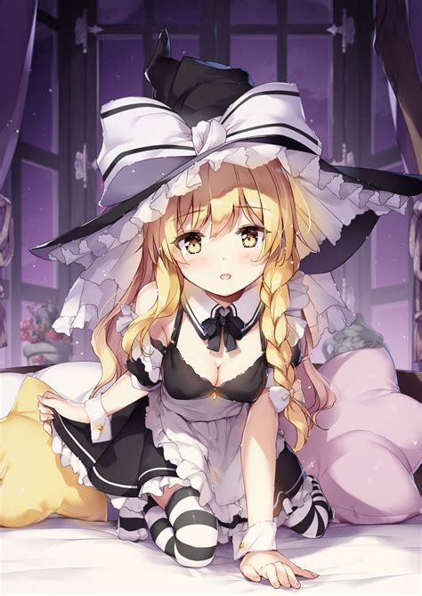 Fondos De Pantalla Miyase Mahiro Touhou Kirisame Marisa 1433x2024