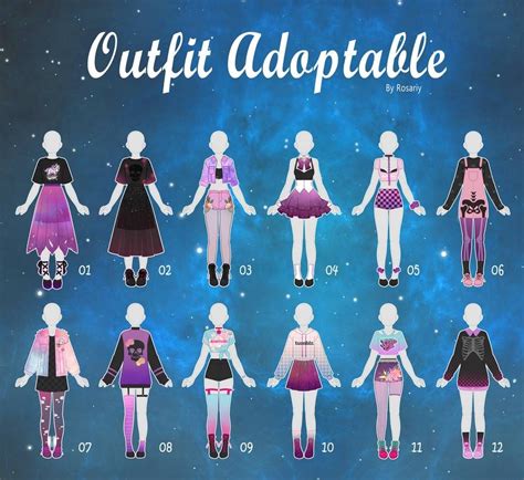 Closed Casual Outfit Adopts 44 By Rosariy On Deviantart Drawing