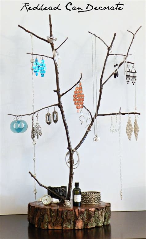 Jewelry display stands jewelry stand jewelry holder jewellery display wooden necklace silver pendant necklace pendant jewelry jewelry tree diy jewelry. DIY Rustic Jewelry Display