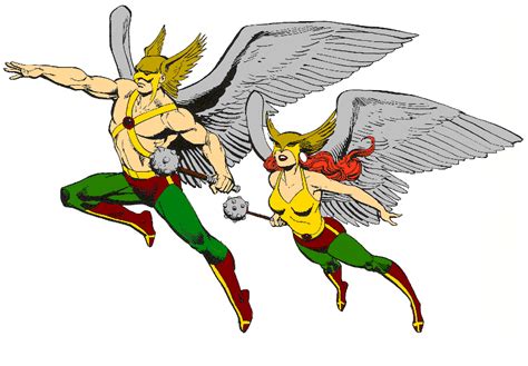 Hawkman And Hawkgirl By Gilgamesh Scorpion On Deviantart