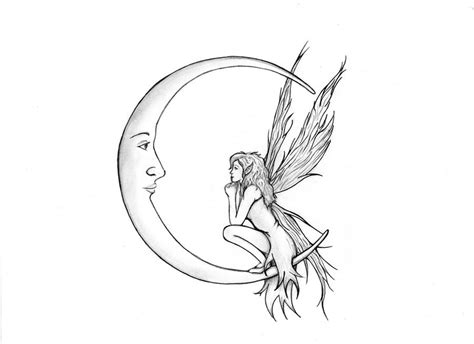 Fairy And Moon By Cherry Pi On Deviantart