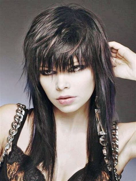 Fantastic Long Rocker Hairstyles With Bangs Weave For White Girls Mens Short Emo