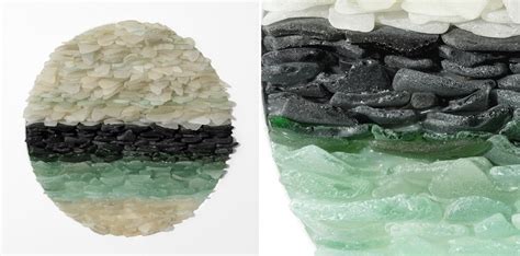 Simply Creative Sea Glass Sculptures By Jonathan Fuller