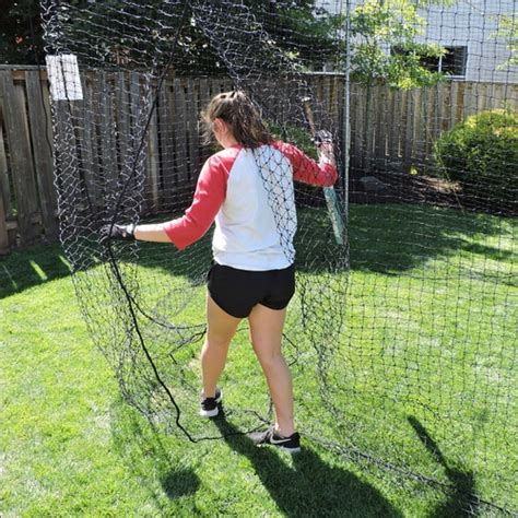 Choose from 3 baseball batting cage sizes 1 year warranty on materials and workmanship for your peace of mind. Hit at Home® Backyard Batting Cage - Jugs Sports
