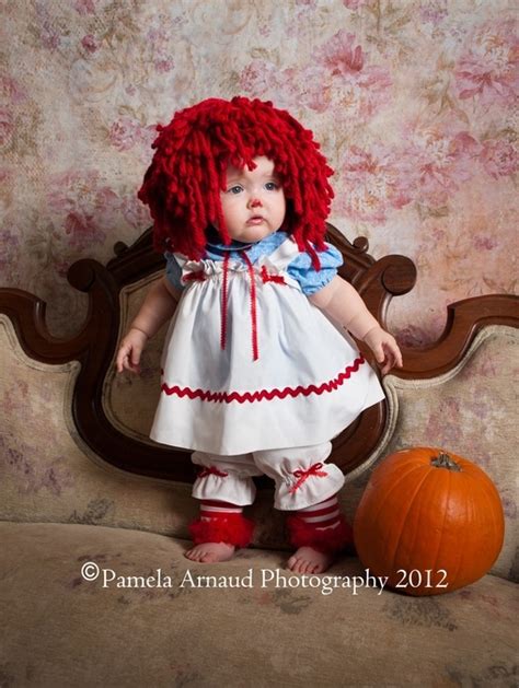 Creative Raggedy Ann Baby Costume