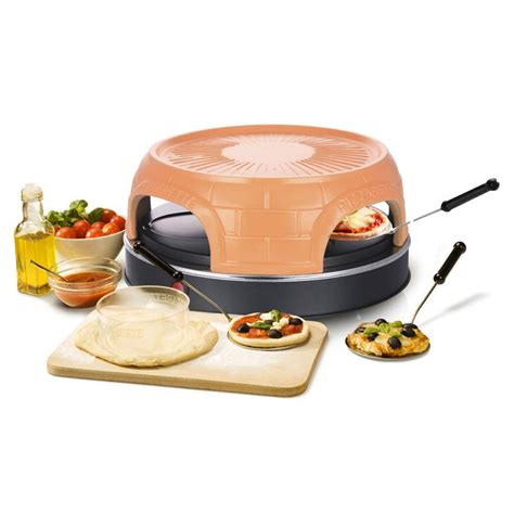 Vanaf nu maak je samen met je familie en vrienden voortaan je eigen verse. Emerio pizzarette Keep Warm PO-115849 4 persoons | Blokker