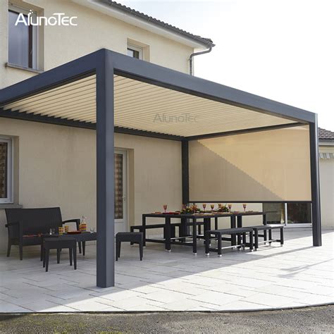 Maybe you would like to learn more about one of these? Customized Louvered Roof Aluminum Pergola Kits With Screen ...