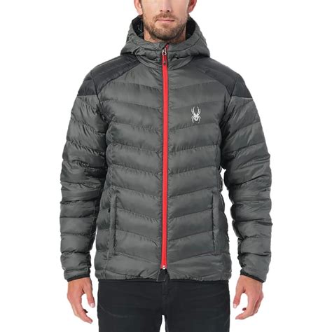 Spyder Geared Hooded Synthetic Down Jacket Mens