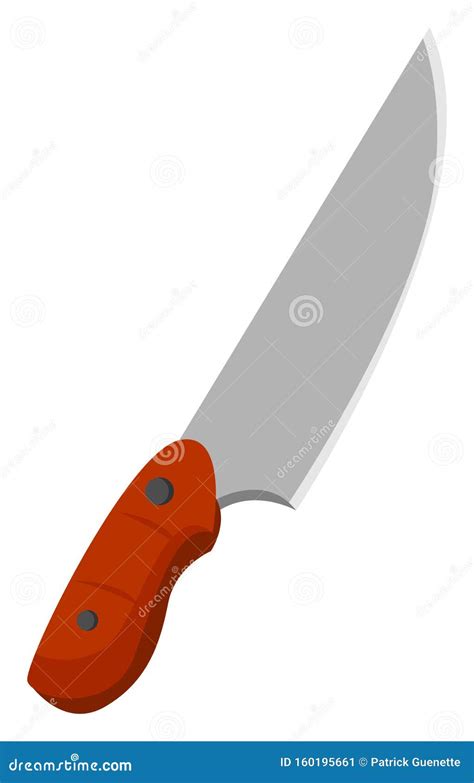 Sharp Knife Illustration Vector Stock Vector Illustration Of Cutter