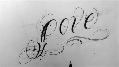 Letras Para Tatuar LOVE Chicano Lettering Como Hacer Letras Mano Escritas Top Lettering YouTube