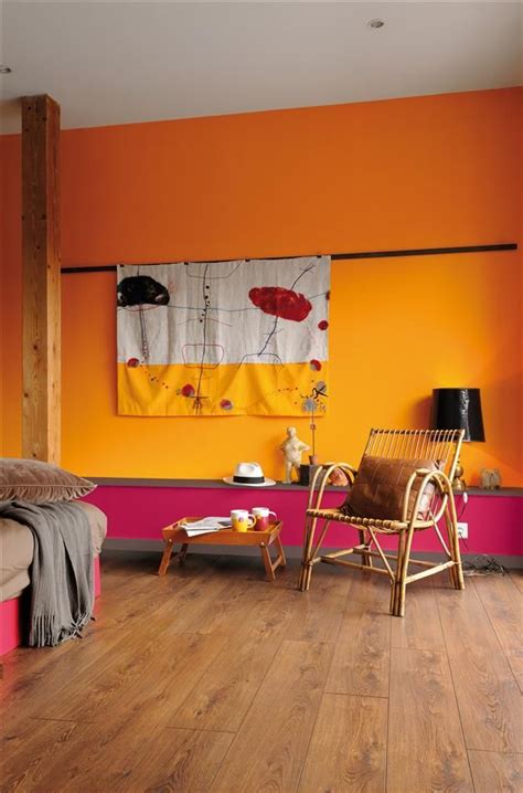 Voir plus d'idées sur le thème chambre gris et jaune, chambre grise, deco chambre enfant. Accents exotiques #peinture #zolpan #chambre #jaune #rose | Huisinrichting, Interieur