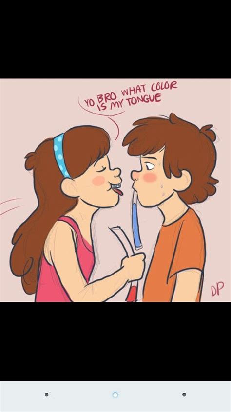 dipper really wants to kiss her gravity falls gravity falls art dipper and mabel