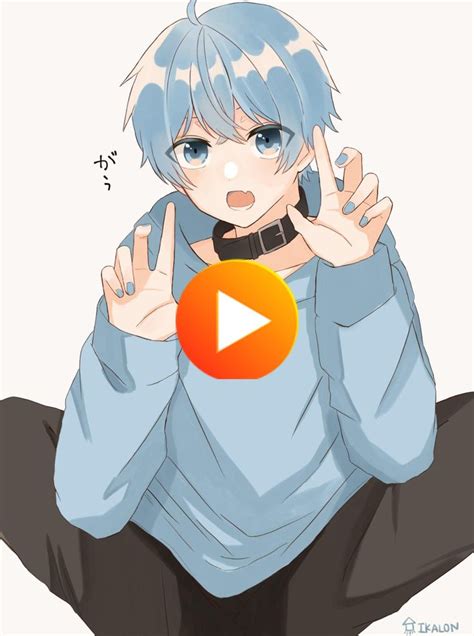 Pin By Lonely Polar On アニメ少年 In 2020 Blue Hair Anime Boy