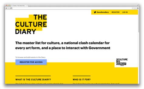 Praline Designs New Identity For ‘the Culture Diary Logo