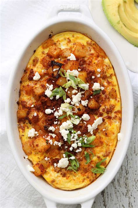 baked mexican chorizo and eggs claudia s table