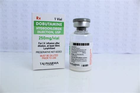 Dobutamine Hydrochloride Injection 250mgvial Gmp Approved