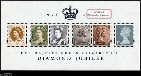 2012 The Queen S Diamond Jubilee Minisheet Ms3272