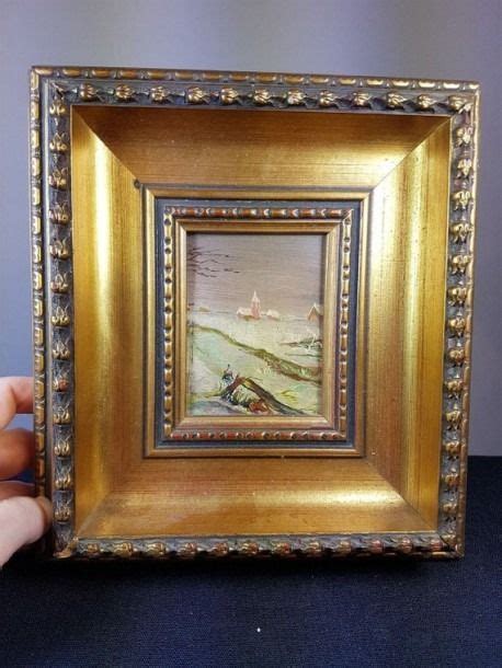 How To Frame An Oil Painting On Board In 2020 Painting Victorian
