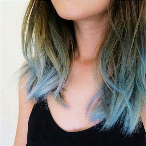 Light Blue Hair Love Them Xoxo Dip Dye Hair Hair Dye Tips Colored