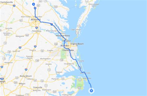 Outer Banks Map Of Towns