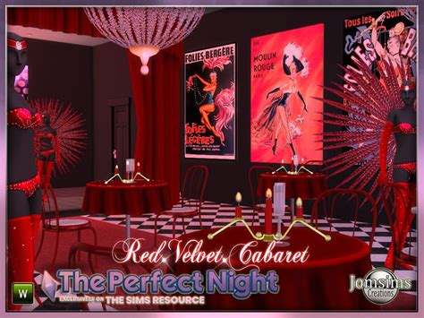 The Sims Resource The Perfect Night Red Velvet Cabaret