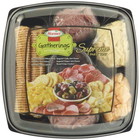 Publix catering service, offered at select locations, can help take care of all the details for your next event free of charge. Hormel Gatherings Supreme Party Tray, 39.7 oz - Walmart.com