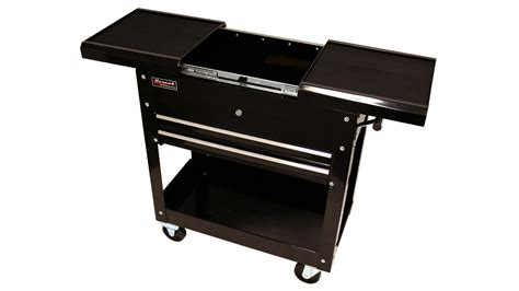 Homak 27in Pro Series Tool Cart W 2 Drawers Black Free Shipping