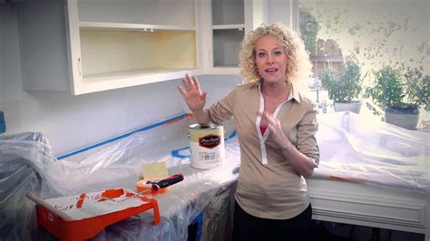 Mask off the interiors with painters' tape for a clean finish and sand only the front surfaces and visible edges of the cabinet face. How to Paint Kitchen Cabinets - YouTube