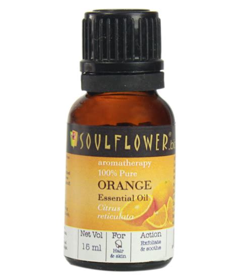 Soulflower Orange Essential Oil For Hair And Skin 15ml Buy Soulflower