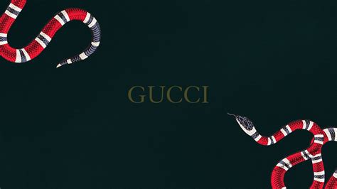 Red Gucci Logo Wallpaper