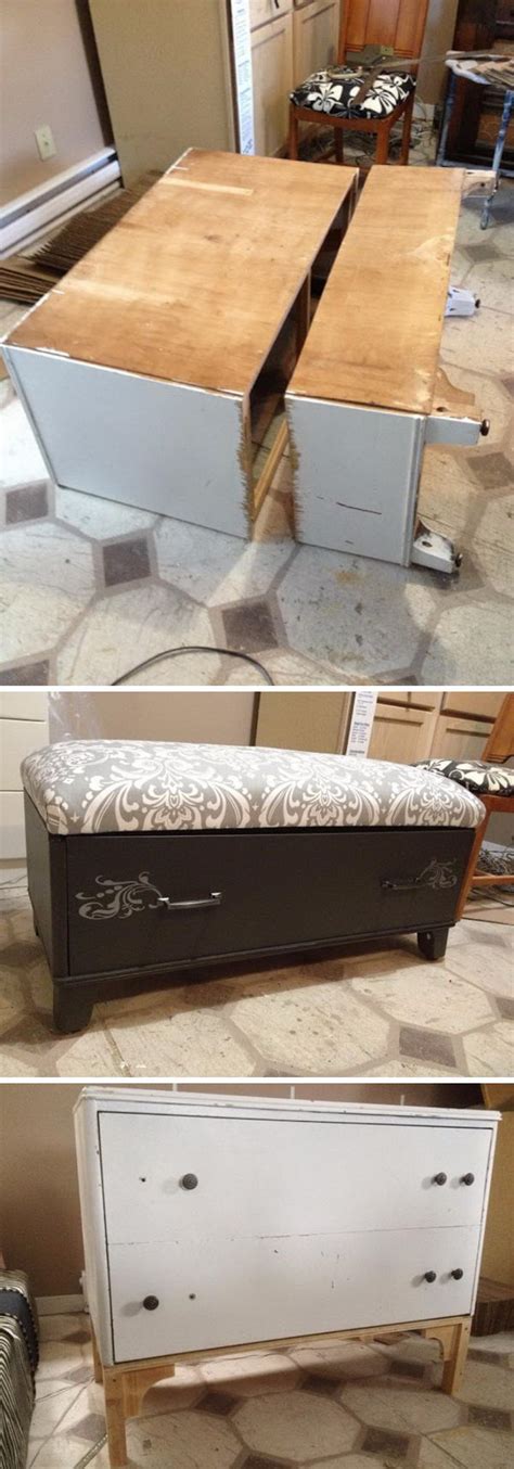 You can make one out of an old dresser. Amazing DIY Ideas To Transform Your Old Furniture - Hative