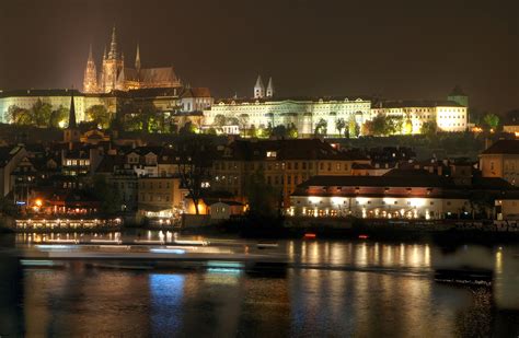 Prague By Night Foto And Bild Europe Poland And Czech Republic Europa