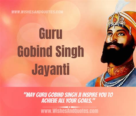 Guru Gobind Singh Jayanti Wishes Quotes Messages Greetings