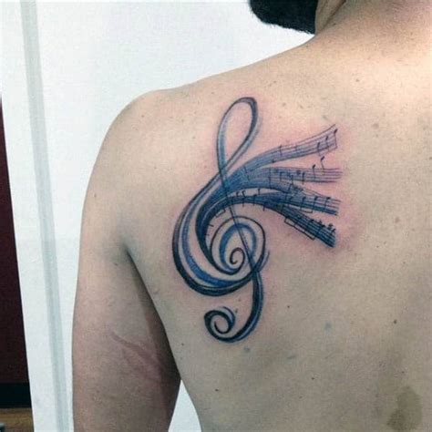 Sitting on the edge of the forearm, this treble clef tattoo makes for a cool design that is simple but well done. 80 Treble Clef Tattoo Designs For Men - Musical Ink Ideas
